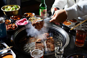 Well-known Asian BBQ restaurant next to Queen Victoria Market in Melbourne