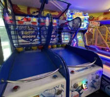 Arcade Games in Movie Foyer