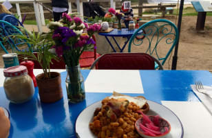 Swing Bridge Cafe Prime waterfront location.