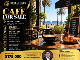 Premium Cafe & Restaurant with Liquor Licence for Sale - Albert Park