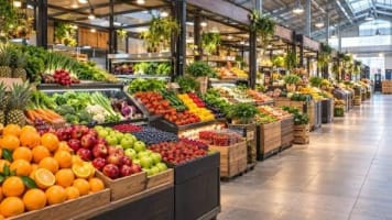 Fruit & Vegetable shop under semi management in prime shopping centre location