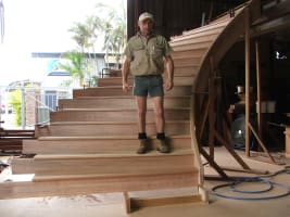 Timber Staircase Factory pre - cuting and flat packing for over 32 years