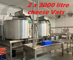 Complete Cheese manufacturing plant. Includes Freehold.