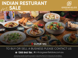 Established Indian Restaurant for Sale – Prime Location in Clyde