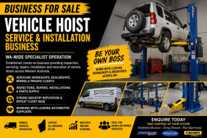 Established Vehicle Hoist Service, Installation & Repair Business