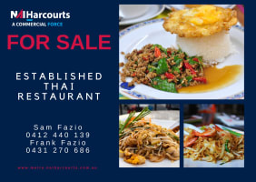 FOR SALE - Established Thai Restaurant | NOR