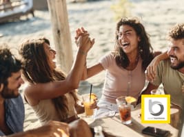 Smack Bang on the Beach