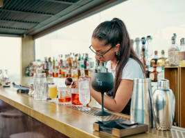 Rooftop Bar Hotel Late Night Venue