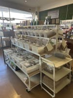 Health Food Store On Busy Main Shopping Strip