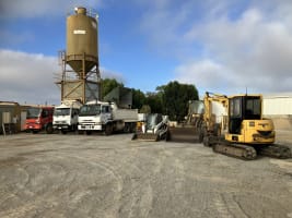 Successful Earthworks/concrete Business for sale with Freehold Property