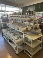 Health Food Store On Busy Main Shopping Strip