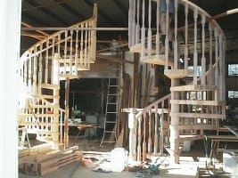 Timber Staircase Factory pre - cuting and flat packing for over 32 years
