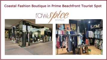 Coastal Fashion Boutique in Prime Beachfront Tourist Spot