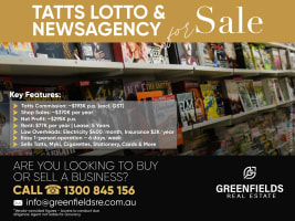 Tattslotto & Convenience Business for Sale – Melbourne's Eastern Suburbs..!