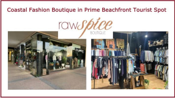 Coastal Fashion Boutique in Prime Beachfront Tourist Spot