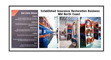 Long-Established Insurance Restoration Business Mid North Coast
