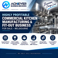 HIGHLY PROFITABLE COMMERCIAL KITCHEN MANUFACTURING & FIT-OUT BUSINESS FOR SALE – MELBOURNE NORTH