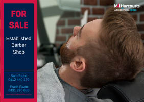Established Barber Shop | Prime Western Suburb Location