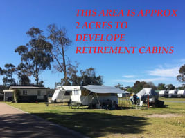 Caravan Park Approx 6 acres   Vendors terms