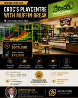 CROC'S PLAYCENTRE WITH MUFFIN BREAK FOR SALE | MELBOURNE SOUTH EAST