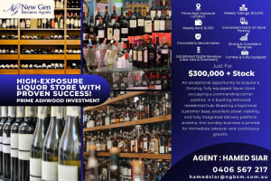 Outstanding Ashwood Business Opportunity: Established Liquor Store in Prime Location [2605081]