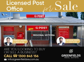 Prime opportunity in Regional Victoria - Established Licensed Post Office with excellent growth p...