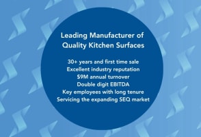 Renowned manufacturer of quality kitchen surfaces