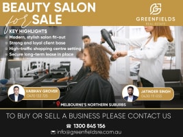 Thriving Beauty Salon for Sale – Prime Shopping Centre Location - An Exceptional Opportunity for ...