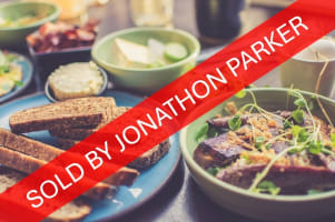 SOLD - HOSPITAL CAFE TRIFECTA TRIO!