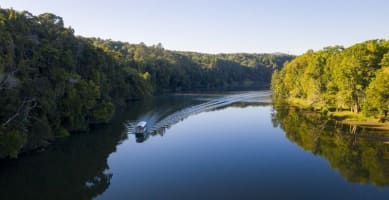 The closest Wet Tropics World Heritage river-based experience to Cairns