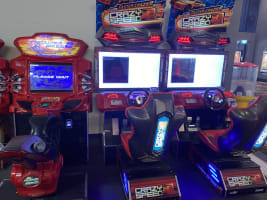 Arcade Games in Movie Foyer