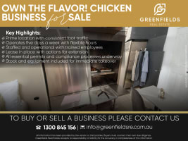 Turnkey Chicken Shop Opportunity – Prime Location in VIC