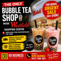 HIGH-PROFIT BUBBLE TEA FRANCHISE – PRIME WESTFIELD Shopping Centre