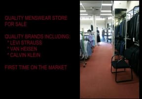 MENSWEAR AND TAILOR BUSINESS