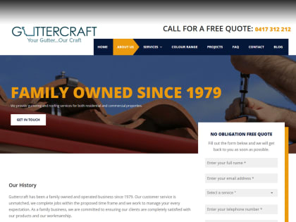 [ABS-099] GUTTERCRAFT IS AVAILABLE FOR SALE AFTER 45 YEARS TO ALL TRADES