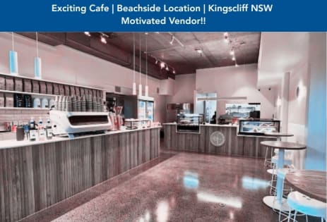 Fantastic Growing Cafe Beachside Location – Kingscliff NSW