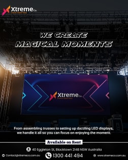 XTREME CO. – LED SCREEN & EVENT EQUIPMENT HIRE BUSINESS