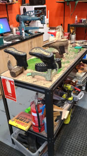 Shoe repair key cutting