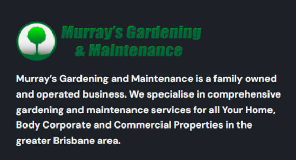 Murray's Gardening and Maintenance