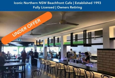 Iconic Northern NSW Beachfront Cafe | Established 1993 | Fully Licensed | Owners Retiring