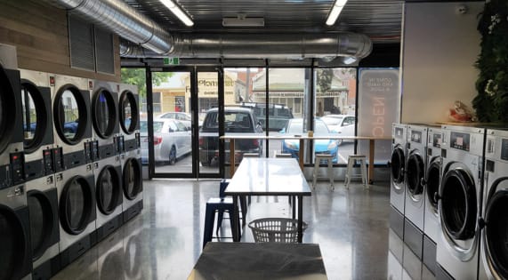 Busy coin laundry for sale in the heart of St Kilda