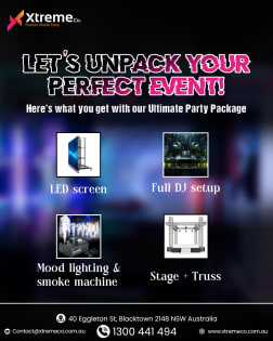 XTREME CO. – LED SCREEN & EVENT EQUIPMENT HIRE BUSINESS