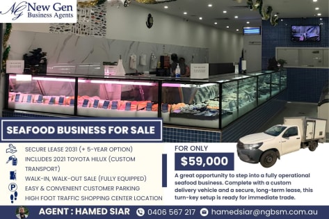 Established Fresh Seafood Business - Prime Shopping Center Location [2609031]