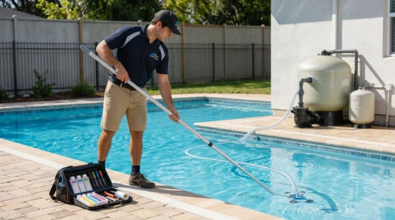 POOL AND SPA SERVICE IN BUSY NORTHERN SUBURBS - PERTH