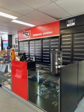 NEWSAGENT, CASKET AND TOBACCONIST