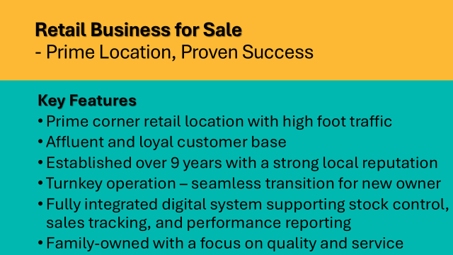 A Unique Opportunity