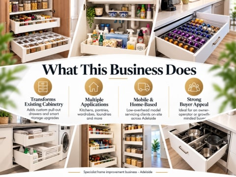 Highly Profitable Mobile Kitchen & Storage Upgrade Business