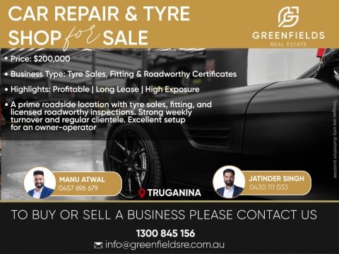 Profitable Car Repair and Tyre Shop in Truganina | High Exposure | Long Lease