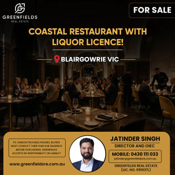 Profitable Coastal Restaurant Under Management | Strong Seasonal Trade | Blairgowrie VIC