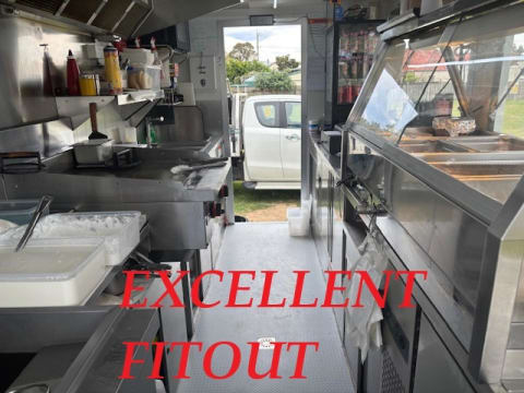 High profit    Fixed Food Van  Short Hours
